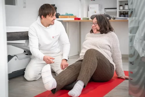 Faszienrollmassage mit Dominik Machner Faszienrollmassage mit Dominik Machner